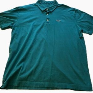 Patagonia Men’s Organic Cotton Pique Polo Large Teal Green 52206FA17